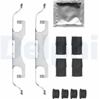 Монтажний набір гальмівних колодок FORD FOCUS IV, GALAXY III, GALAXY MK III, KUGA III, S-MAX FORD USA EDGE RENAULT ESPACE V 1.0-2.5H 01.15 Delphi LX0698