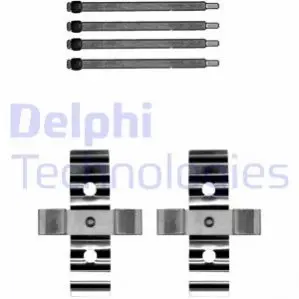 Монтажний набір гальмівних колодок VOLVO S60 I, V70 II TESLA MODEL S, MODEL X 2.4-Electric 09.01 Delphi LX0702 Купити в Україні