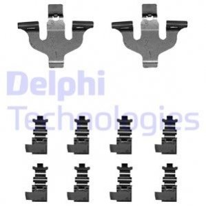 Монтажный набор тормозных колодок передний Delphi LX0714