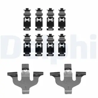 Монтажний набір гальмівних колодок PORSCHE CAYENNE VW TOUAREG 2.0-4.0D 05.17 Delphi LX0724