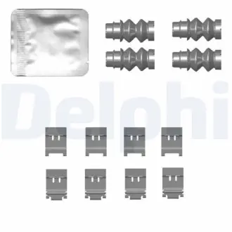 Монтажний набір гальмівних колодок DS DS 4 II, DS 7 CITROEN C5 X OPEL ASTRA L PEUGEOT 3008, 3008 II, 308 II, 308 III, 408 II, 5008 II, 508 II TOYOTA C-HR, COROLLA, YARIS 1.0-Electric 09.13 Delphi LX0772
