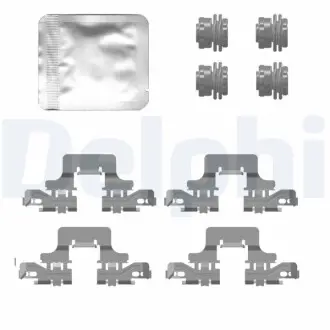Монтажний набір гальмівних колодок AUDI A4 ALLROAD B9, A4 B9, A5, A6 ALLROAD C8, A6 C8, A7, Q5 1.4-3.0H 05.15 Delphi LX0776
