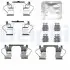 Монтажний набір гальмівних колодок FORD MONDEO V OPEL INSIGNIA B, INSIGNIA B COUNTRY, INSIGNIA B GRAND SPORT 1.0-2.5 09.12 Delphi (LX0786) зображення 1