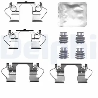 Монтажний набір гальмівних колодок FORD MONDEO V OPEL INSIGNIA B, INSIGNIA B COUNTRY, INSIGNIA B GRAND SPORT 1.0-2.5 09.12 Delphi LX0786