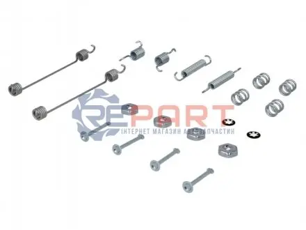 Комплект пружинок колодок ручника Citroen Xsara/Peugeot 205/306 83- Delphi LY1055 Купити в Україні