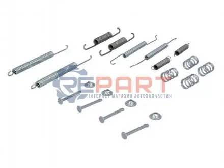 Комплект пружинок колодок ручника VW Caddy II 95-04/Passat 88-97 Delphi LY1206 Купити в Україні