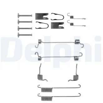 Монтажний набір гальмівної колодки AUDI A4 B5 FORD ESCORT CLASSIC, ESCORT V, ESCORT VI, ESCORT VI/KOMBI, FIESTA III, FIESTA IV, FIESTA/HATCHBACK, FIESTA/MINIVAN, KA, PUMA 1.0-2.8 03.89-11.08 Delphi LY1226