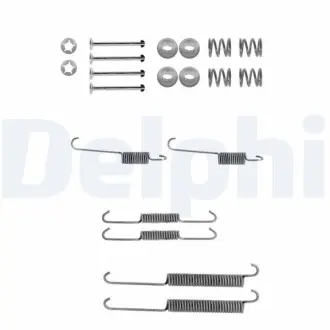 Монтажний набір гальмівної колодки CITROEN SAXO, XSARA, ZX PEUGEOT 106 II, 206, 306 1.0-2.0D 03.91 Delphi LY1229
