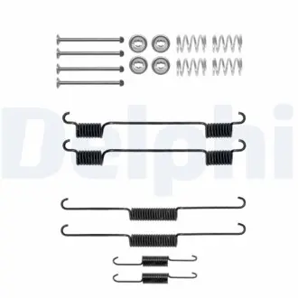 Монтажний набір гальмівної колодки (MANDO) HYUNDAI SANTA FÉ I, TRAJET, TUCSON KIA CARNIVAL I, CARNIVAL II 2.0-3.5 08.99-01.12 Delphi LY1313