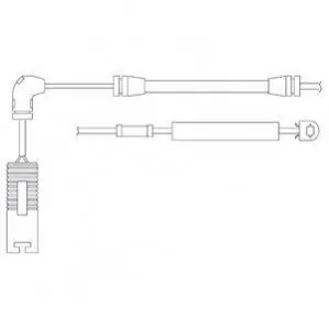 Датчик зносу гальмівних колодок (задніх) BMW X5 (E53) 00-06 (715mm) Delphi LZ0157 Купити в Україні
