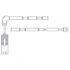 Контрольный контакт, контроль слоя тормозных колодок Delphi LZ0181