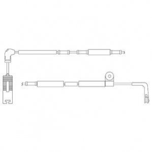 Контрольний контакт, контроль шару гальмівних колодок Delphi LZ0196