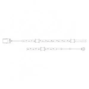 Датчик зносу гальмівних колодок (передніх) Jaguar XF I/XJ/XK II 09- (L=590mm) Delphi LZ0252 Купити в Україні