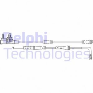 Датчик зносу гальмівних колодок Delphi LZ0315