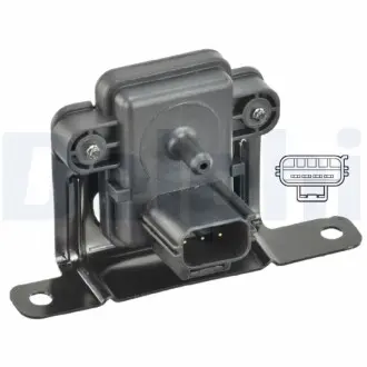 Датчик тиску у впускному колекторі (3 pin) FORD FIESTA, FIESTA IV, FOCUS I, TOURNEO CONNECT, TRANSIT CONNECT 1.8D 08.95-12.13 Delphi PS10126 Купити в Україні