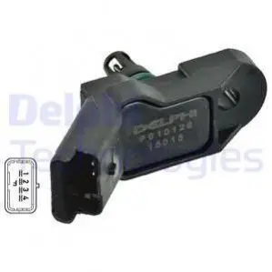 Датчик тиску у впускному колекторі (4 pin) CITROEN BERLINGO, BERLINGO MULTISPACE, C2, C2 ENTERPRISE, C3 I, C3 II, C3 III, C3 PLURIEL, C4, C4 GRAND PICASSO I, C4 I, C4 PICASSO I, C5 II 1.1-2.2 04.93 Delphi PS10128