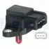 Датчик тиску у впускному колекторі (3 pin) CITROEN BERLINGO, EVASION, SAXO, XANTIA, XM, XSARA, ZX FIAT ULYSSE LANCIA ZETA PEUGEOT 106 II, 206, 306, 406, 605, 806, PARTNER 1.1-3.0 05.89-12.15 Delphi (PS10166) зображення 1
