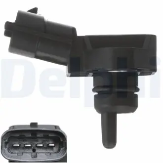 Датчик тиску у впускному колекторі (4 pin) HYUNDAI ACCENT IV, ACCENT V, CRETA, ELANTRA IV, ELANTRA V, ELANTRA VI, ELANTRA VII, EQUUS / CENTENNIAL, GRAND SANTA FÉ, GRANDEUR, H-1 CARGO 1.0-5.0 04.04- Delphi PS10221