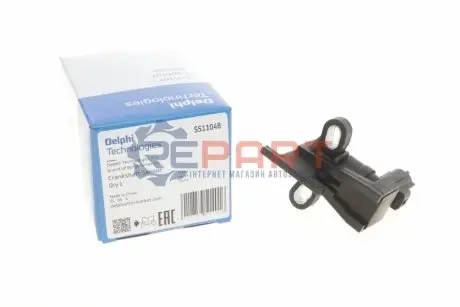 Датчик положення колінвалу Ford Galaxy/Mondeo/Volvo C30/S40/S80/V50/V70 1.8-2.5D 95- Delphi SS11048 Купити в Україні