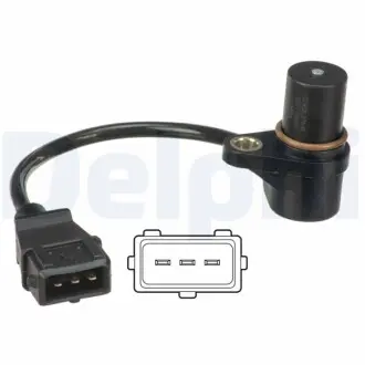 Датчик положення колінчастого вала HONDA ACCORD V, ACCORD VI, CIVIC VI LAND ROVER DISCOVERY I, FREELANDER I, RANGE ROVER II MG MGF, TF, ZR, ZS ROVER 200 II, 25 I, 400 1.1-4.6 06.89-12.09 Delphi SS11230 Купити в Україні