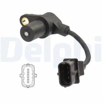 Датчик положення колінчастого вала KIA SORENTO I 2.5D 08.02-12.11 Delphi SS11242 Купить в Украине