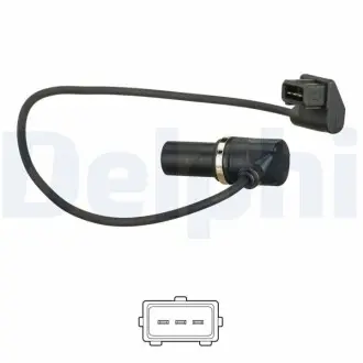 Датчик положення колінчастого вала BMW 3 (E36), Z3 (E36) 1.9 09.95-08.99 Delphi SS11255 Купити в Україні
