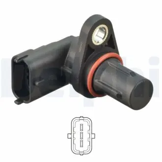 Датчик положення розподільчого валу HYUNDAI ACCENT IV, EQUUS / CENTENNIAL, GRANDEUR, I10 I, I10 II, I20 ACTIVE, I20 I, I20 II, I30 1.2-5.0 11.08 Delphi SS1229812B1