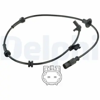 Датчик ABS задн Лів/Прав CITROEN C1 PEUGEOT 107 TOYOTA AYGO 1.0/1.2/1.4D 06.05 Delphi SS20343