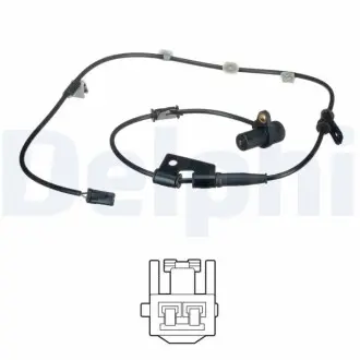 Датчик ABS передн Прав HYUNDAI COUPE II, TIBURON 1.6/2.0/2.7 01.01-08.09 Delphi SS20525