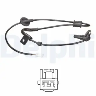 Датчик ABS задн Прав HYUNDAI COUPE II, TIBURON 1.6/2.0/2.7 01.01-08.09 Delphi SS20529