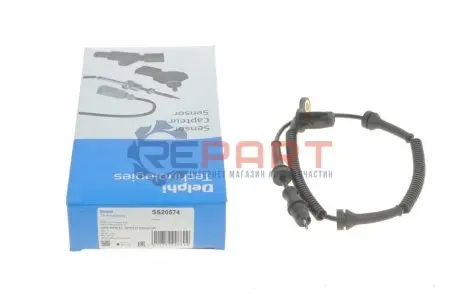 Датчик ABS (передній) Renault Master II 1.9D-2.0D 00- Delphi SS20574 Купити в Україні