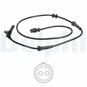Датчик ABS передн Прав ALFA ROMEO GTV, SPIDER FIAT MAREA LANCIA LYBRA 1.2-3.2 09.94-10.05 Delphi SS20576