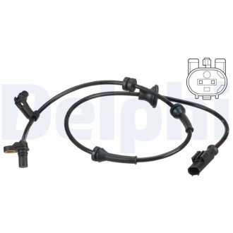 Датчик ABS CITROEN C1 1,0 05- Delphi SS20587