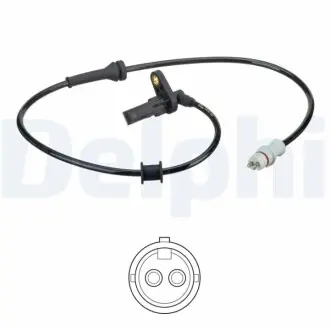Датчик ABS задн Прав RENAULT KANGOO, KANGOO EXPRESS 1.0-Electric 08.97 Delphi SS20590 Купити в Україні