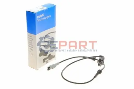 Датчик ABS (задній) Citroen C4 I/II 04-/Peugeot 307 07-14 Delphi SS20694 Купити в Україні