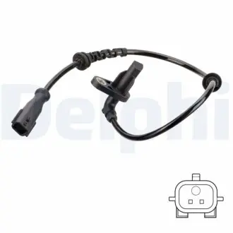 Датчик ABS задн Прав DACIA LOGAN, LOGAN EXPRESS, LOGAN MCV, SANDERO LADA LARGUS RENAULT LOGAN EXPRESS, LOGAN I, SANDERO/STEPWAY I 1.0ALK-1.6LPG 08.04 Delphi SS20756