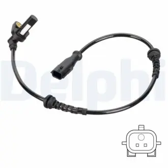 Датчик ABS передн Лев/Прав RENAULT CLIO II, KANGOO, THALIA I, THALIA II 1.0-2.0 02.98- Delphi SS20765