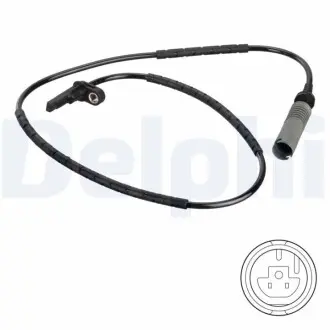 Датчик ABS задн Лів/Прав BMW 1 (E81), 1 (E82), 1 (E87), 1 (E88), 3 (E90), 3 (E91), 3 (E93) 1.6/2.0/2.0D 12.04-12.13 Delphi SS20772
