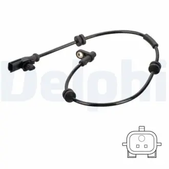 Датчик ABS задн Лів/Прав FORD FIESTA, FIESTA VI 1.0-1.6D 06.08-01.18 Delphi SS20798