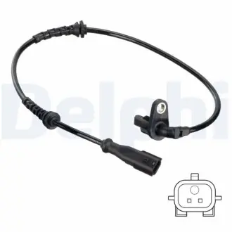 Датчик ABS задн Прав DACIA DUSTER NISSAN TERRANO RENAULT ARKANA I, DUSTER, KAPTUR 1.0-2.0 04.10 Delphi SS20812