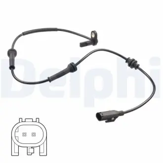 Датчик ABS передн Лів/Прав FIAT FIORINO, GRANDE PUNTO, LINEA, QUBO 1.2-1.6D 10.05 Delphi SS20815 Купити в Україні