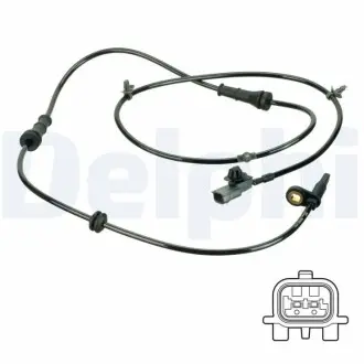 Датчик ABS передн Лів/Прав NISSAN JUKE 1.2/1.5D/1.6 06.10-12.19 Delphi SS20822