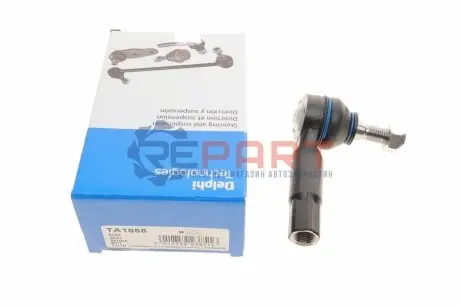Фото Наконечник тяги рульової (R) Audi A2/A3/Skoda Octavia/VW Bora/Golf IV 95-06 Delphi (TA1668) зображення 1