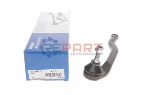 Фото Наконечник тяги рульової (R) Dacia Duster 10-/Renault Duster 11- Delphi (TA2670) зображення 1