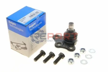 Опора кульова (передня/знизу) Opel Combo/Corsa C 00- (d=16mm) Delphi TC1003 Купити в Україні