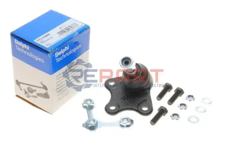 Опора кульова (передня/знизу/ззовні/R) Audi A2/Skoda Fabia/Roomster/VW Polo 99-10 Delphi TC1085 Купити в Україні