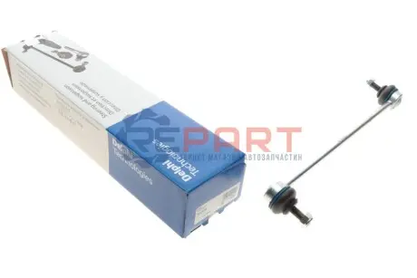 Тяга стабілізатора (переднього) Ford Focus/Kuga/C-Max 04-12/Volvo C30/C70/V50 04-13 (L=298mm) Delphi TC1919 Купити в Україні