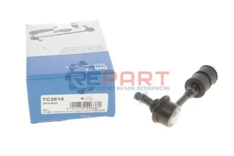 Фото 1 — Тяга стабілізатора (заднього) Mitsubishi Lancer VII 03-13 (L=117 mm) Delphi (TC2616) Фото Тяга стабілізатора (заднього) Mitsubishi Lancer VII 03-13 (L=117 mm) Delphi (TC2616) зображення 1