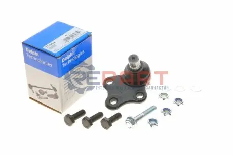 Опора кульова (передня/знизу) Citroen Berlingo/Xsara/Peugeot Partner 96-08 (d=18mm) Delphi TC952 Купити в Україні