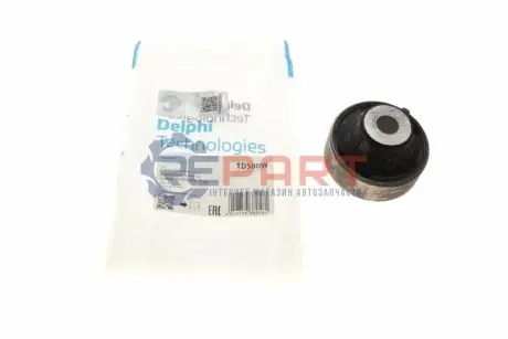 Фото Сайлентблок важеля (переднього/знизу/ззаду) Nissan Micra/Note/Renault Clio III/Modus 04- Delphi (TD580W) зображення 1